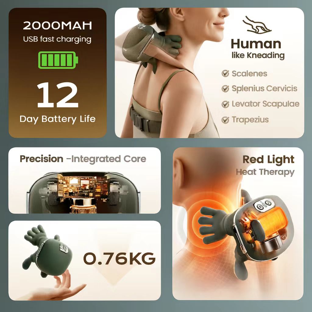 Siaasoo™ | The new-generation shoulder & neck massager with heat