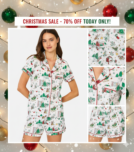 Holly Night™ Christmas Short Pajama Set