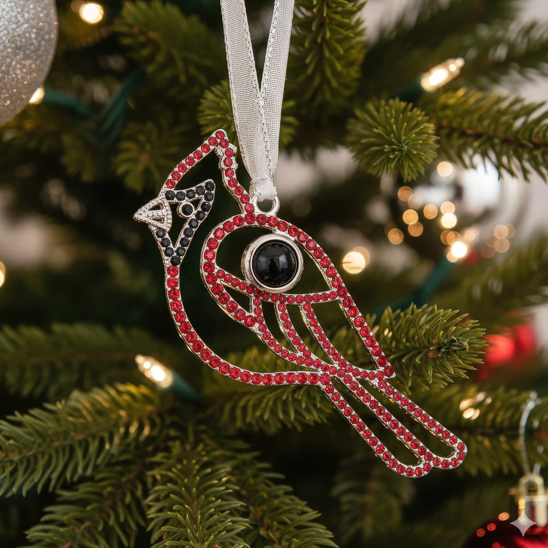 Personalized Cardinal Photo Ornament