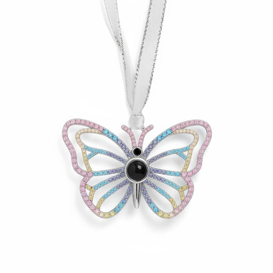 Personalized Butterfly Photo Ornament