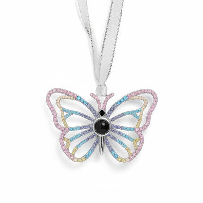 Personalized Butterfly Photo Ornament