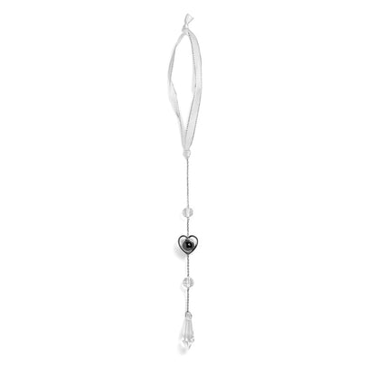 Personalized Heart Photo Icicle Ornament